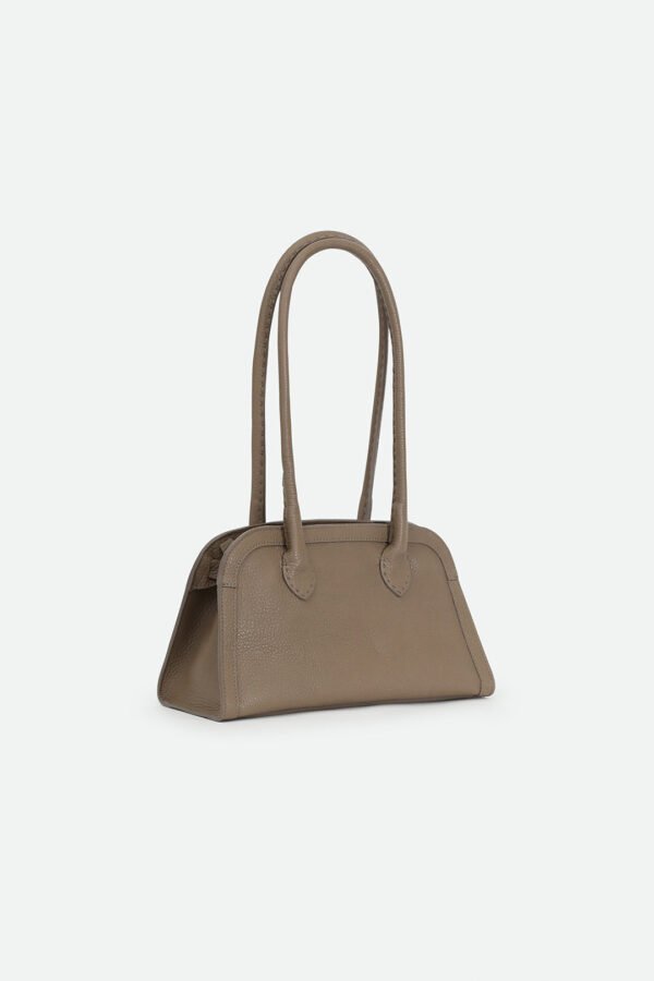 ARDEN 12 BAG IN ITALIAN TAUPE TRIM LEATHER - Image 2