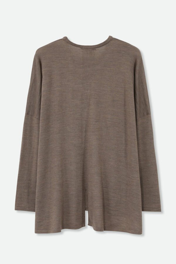 MATTEO OVERSIZED LONG SLEEVE CREW IN FINE ITALIAN MERINO - Image 19