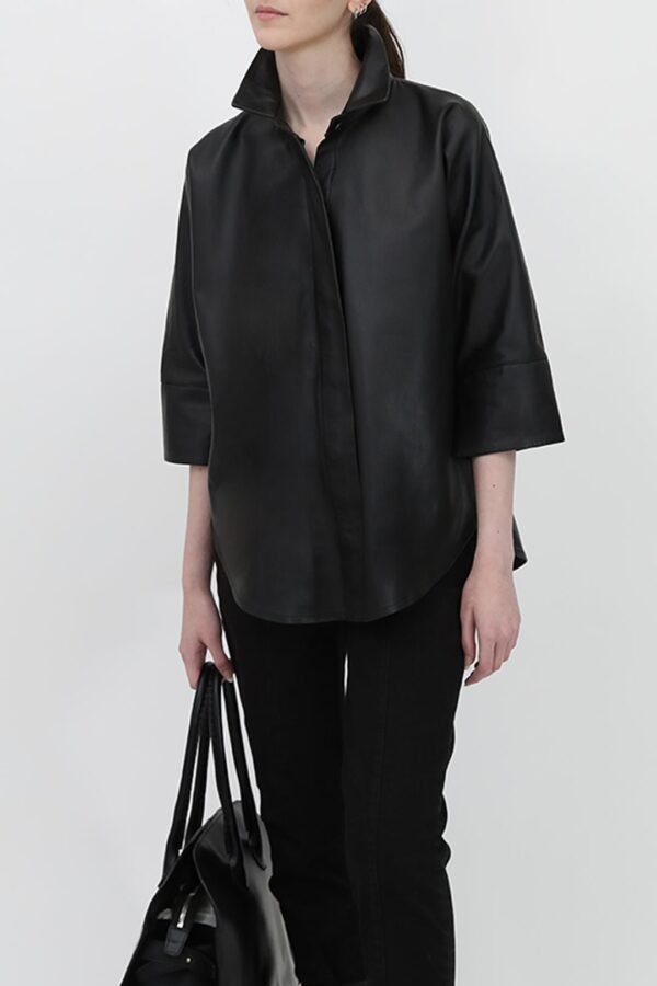 SAHANA DOLMAN LEATHER JACKET - Image 10